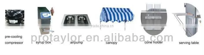 Table model machine to make frozen yogurt 2014 price for best selling (ICM-T112)