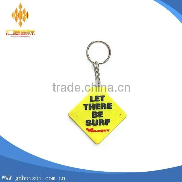 Top sale rubber soft PVC retractable key chain