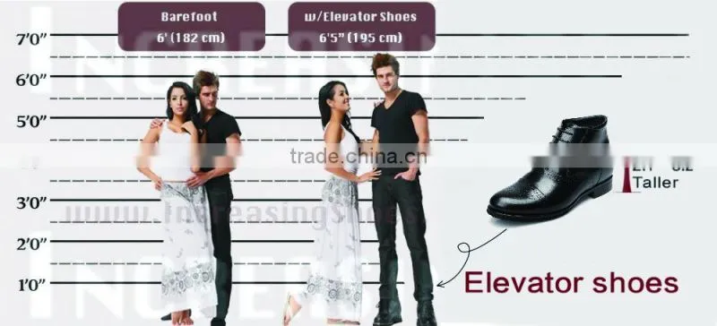 high heel rubber sandals height increase device