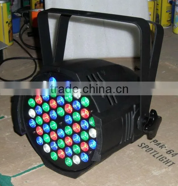 54x3W Led par light RGB/RGBW/RGBWA stage light