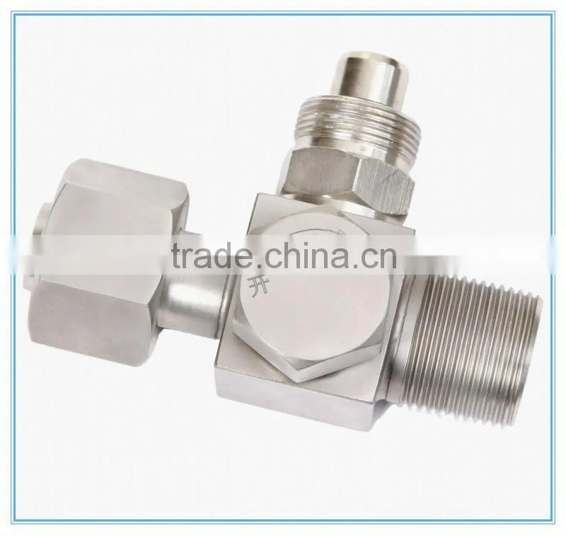 hot!!!High sealing performance SF6 stainless steel gas charging valve