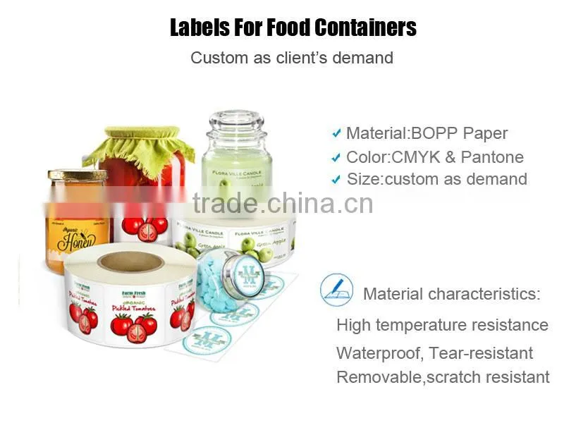 Top Quality Labels Label Printing Scale For Food Containers Guangzhou