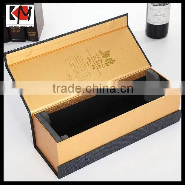 Recyclable Wine Bottle Gift Box Customized Wine Cardboard Box