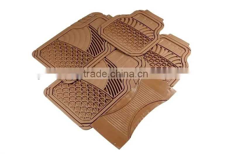 PVC/Plastic material and full set position car floor mats