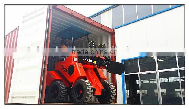 Mini garden tractor loader, small lawn mower loader for sale
