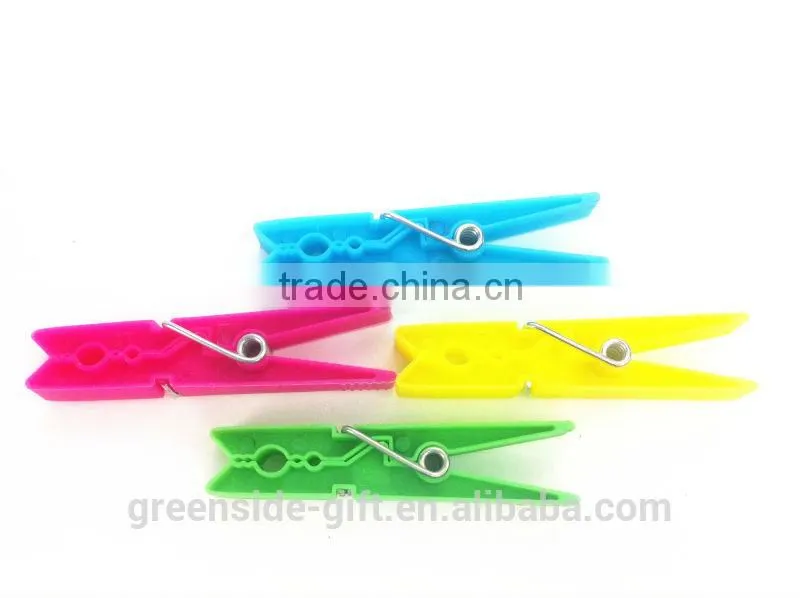 GS-1123-6pp high quality durable plastic clothes hanger pegs