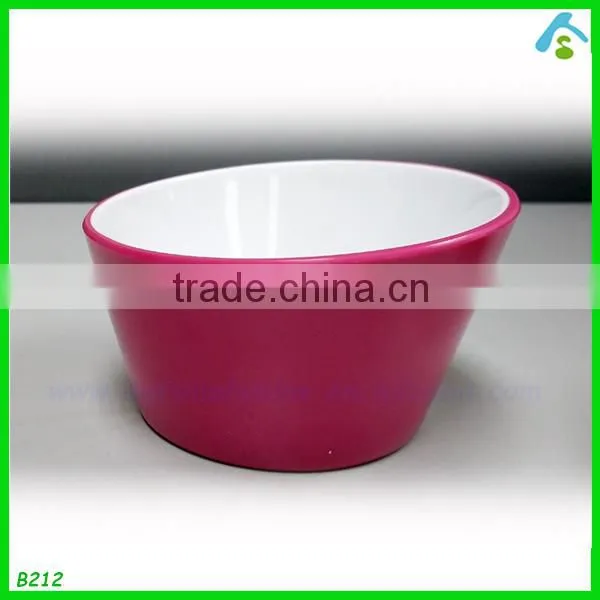 melamine round flat bowl