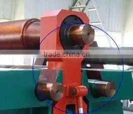JXW11QNC- 3-roll plate bending machine with inclined adjustable bottom rolls