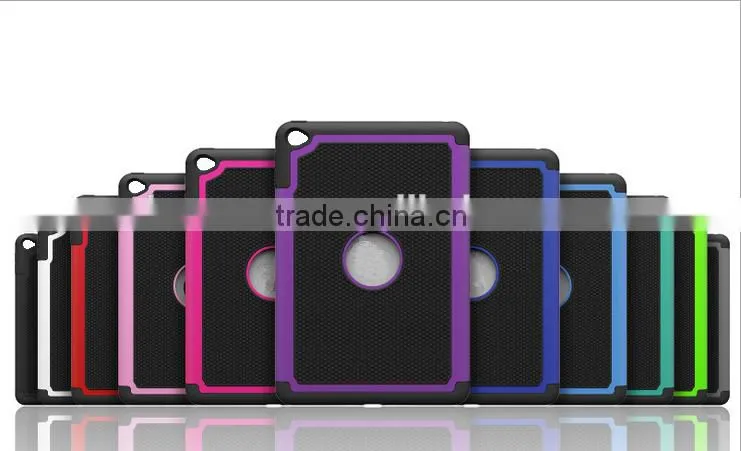 protective case manufacturer 2 in 1football pattern shockproof silicon case cover for ipad mini 2 3 4 for xiaomi mipad