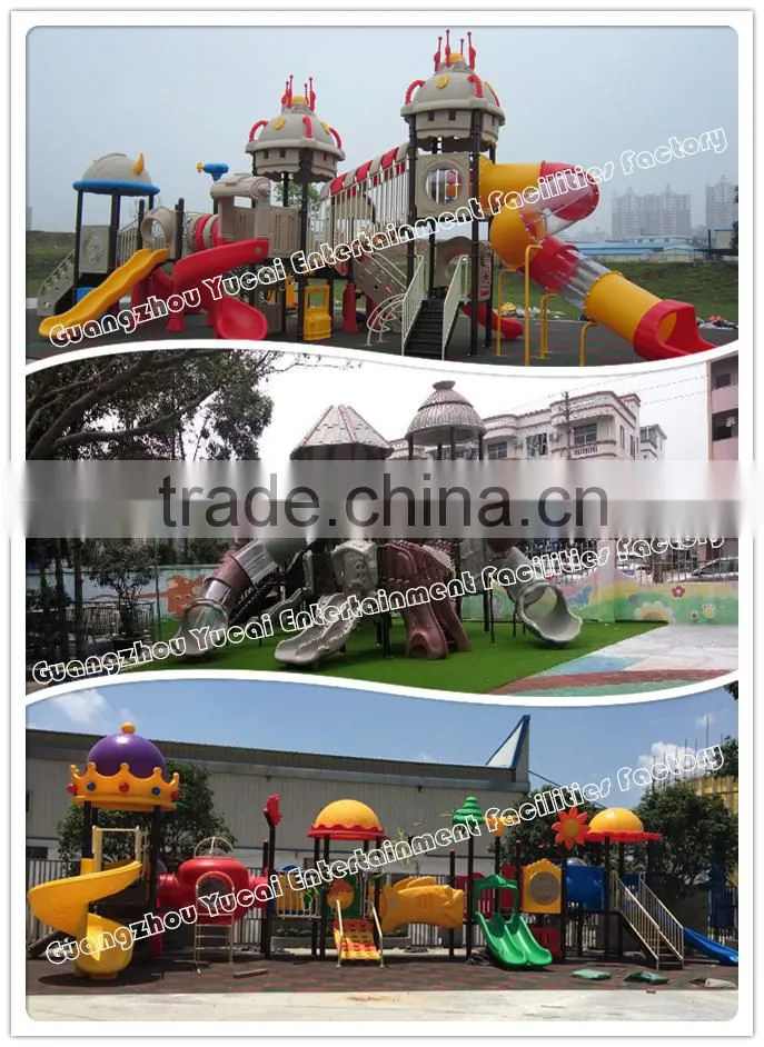 children plastic slides outdoor game gym playground equipment for sale