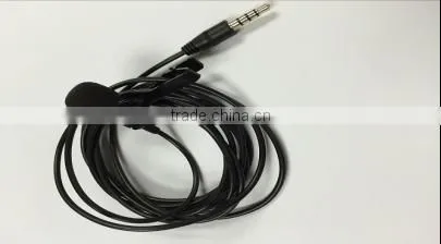 Omni-directional Lapel Microphone , TRS plug Recording Clip-on Microphone For Camera , Wired Noise Cancelling Microphone