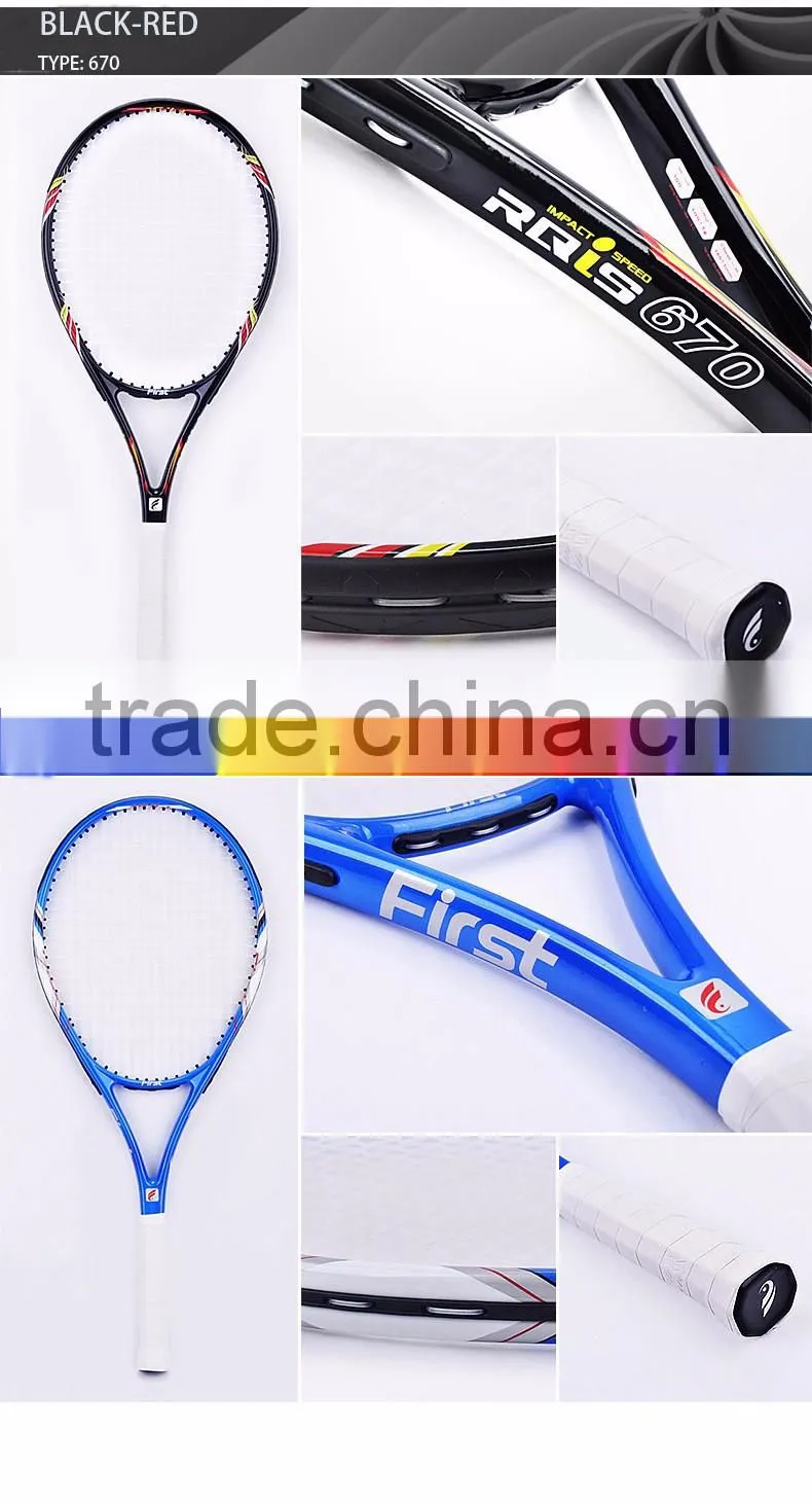 2016 new arrive hot sale high quality carbon fiber tennis racket