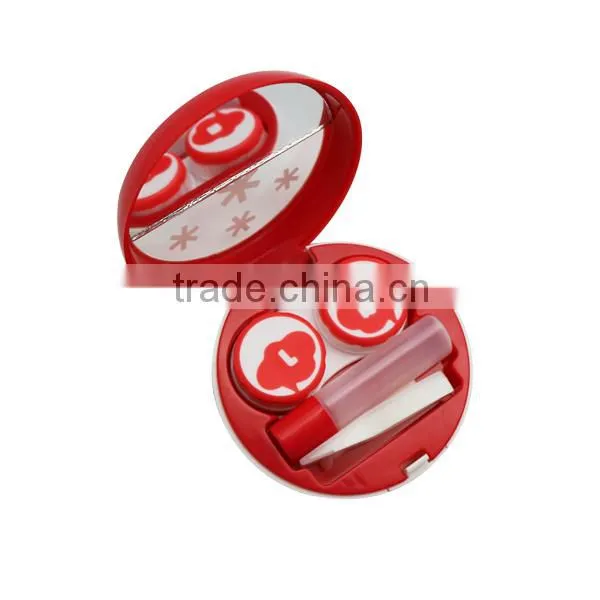 2014 new Contact Lens Case/Box/container with mirror