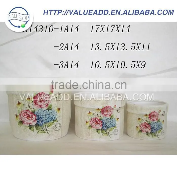 Best price large ceramic flower pots fashion designed