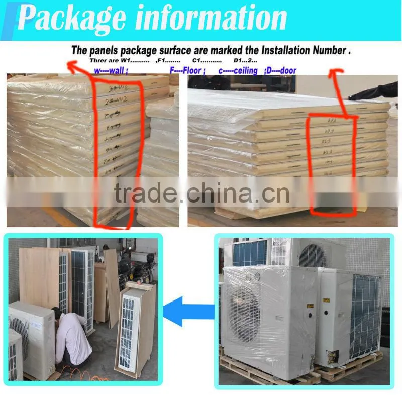 cold storage for meat and fish storage