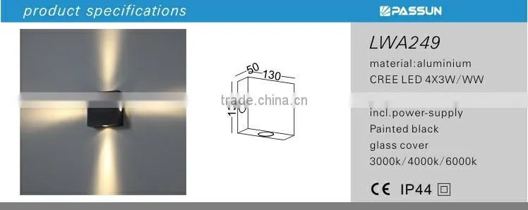 zhongshan passun creechip outdoor waterproof led wall lamps