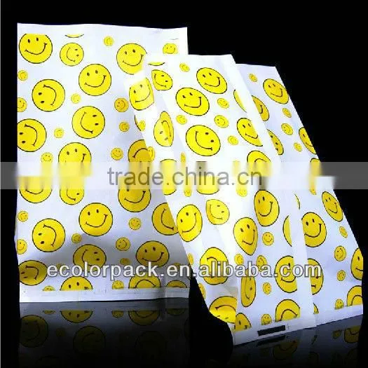 Custom LOGO greaseproof Paper bag for food/hamburger bag