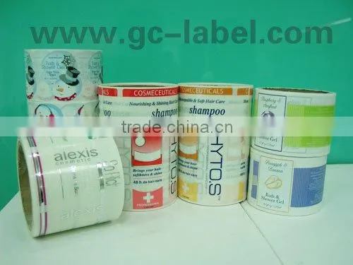 Self-adhesive round sealing labels