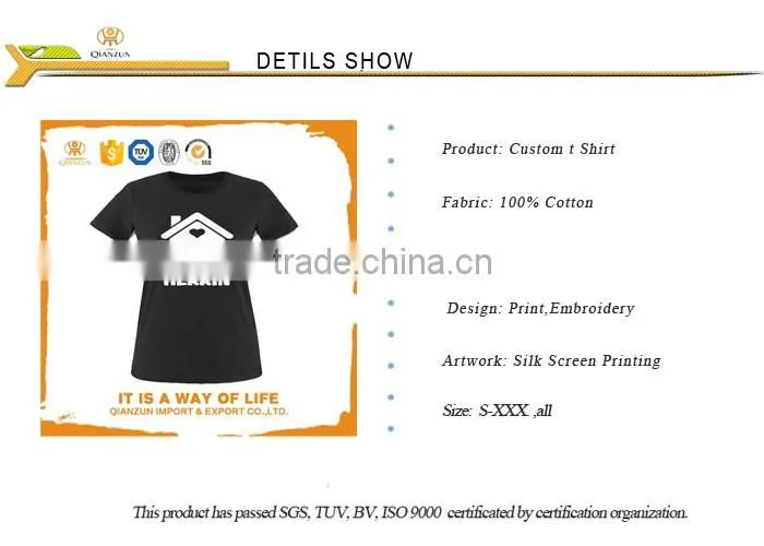 Cheap Design Your Logo Wholesale Sublimation Printing Custom t Shirt