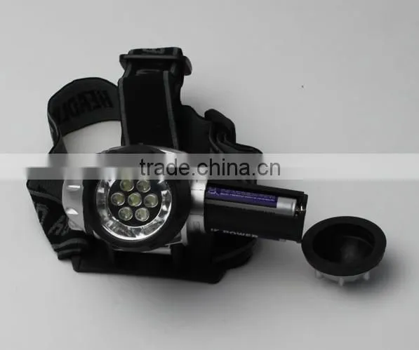 7 LED headlamp