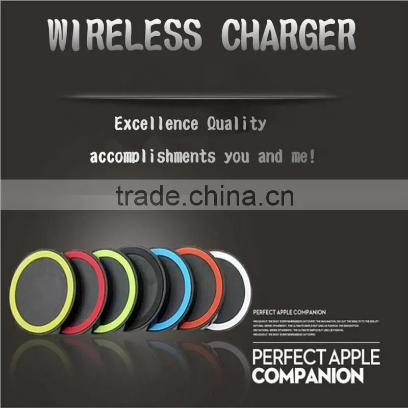 Hot sell qi wireless charger receiver for galaxy s5 , useful wireless charger for Samsung , 14 colors for choosing .