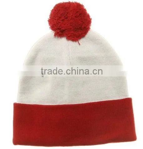 fashion style knitted multy color not brim beanie winter warm