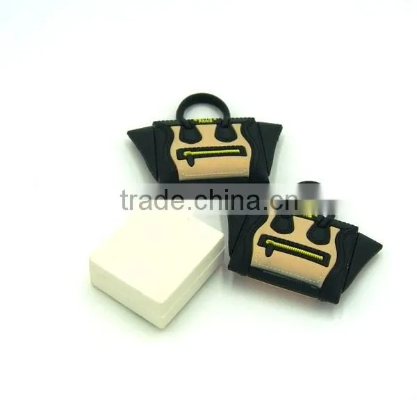 3D rubber house shaped keychain