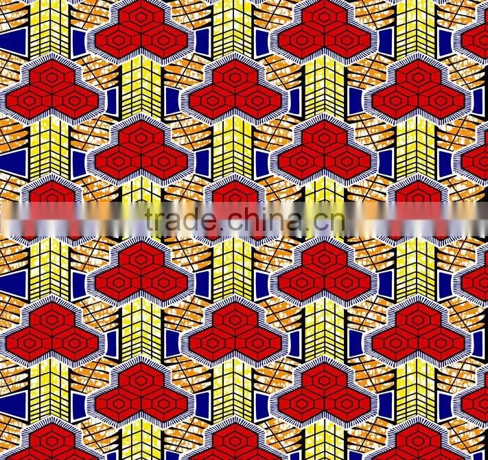 HOT SALE!!!wholesale china factory 100% cotton african wax printed fabric