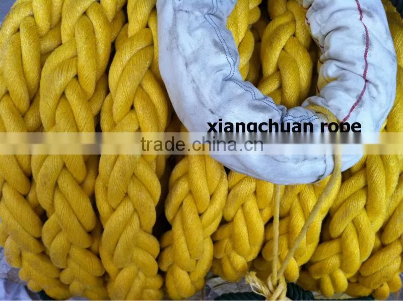 8 strands black pp rope diameter:48mm