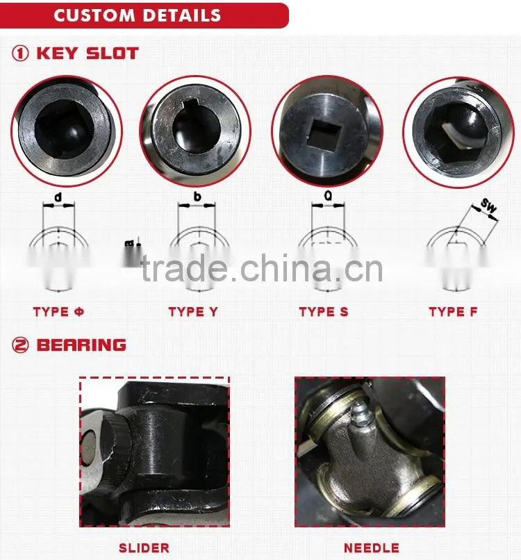 agricultural machinery china front wheel drive shaft