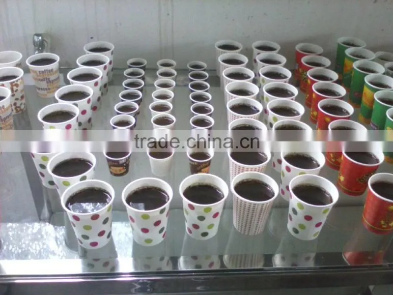 wholesale logo print single wall PE coated paper coffee cups