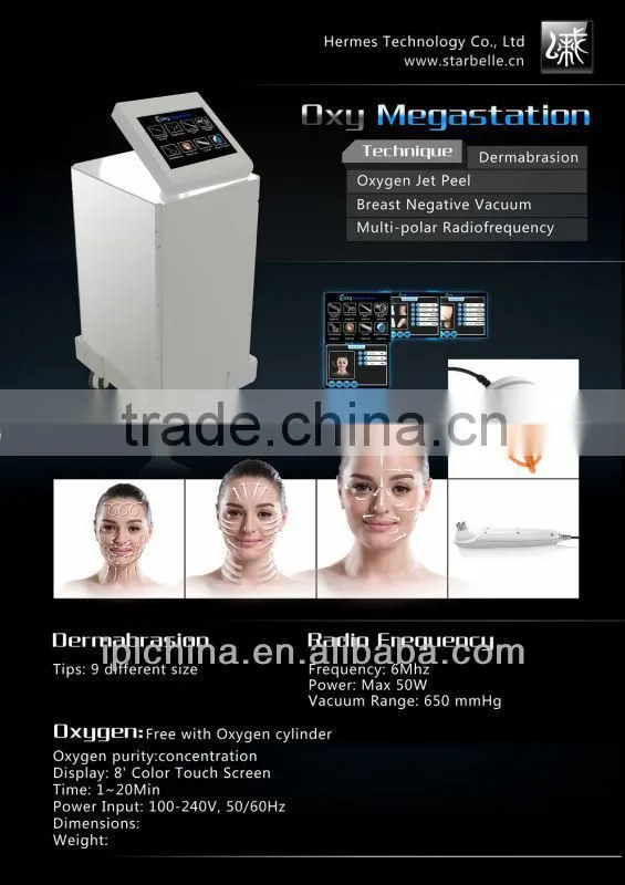 Hot Oxygen Therapy Microdermabrasion Machine for Sale