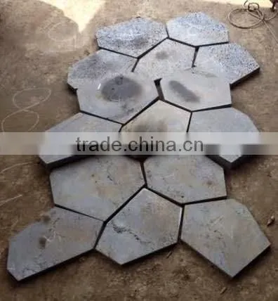 Basalt stone cube hand made