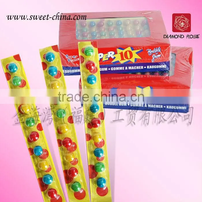 Super 10 bubble gum