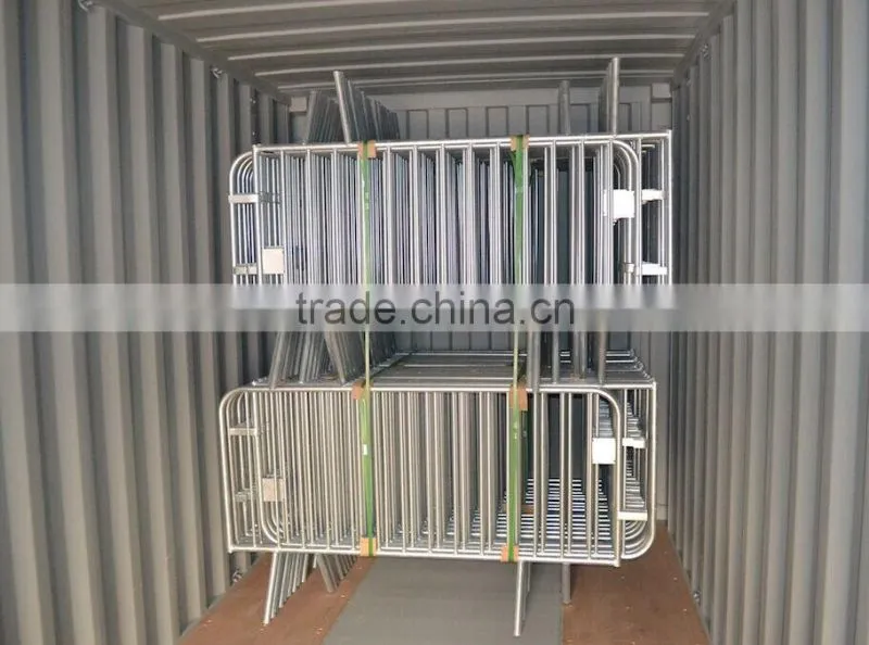 hot dipped galvanized crowd control barrier queue control barrier