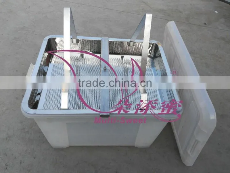 New Style honey uncapping tray/honey comb filter tray with tank