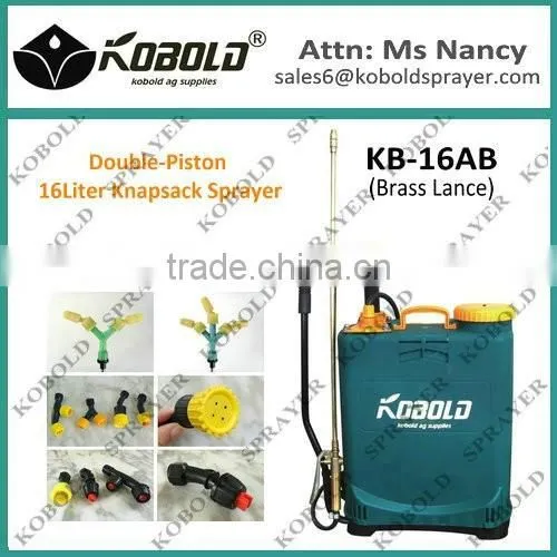 (KB-16AB) 16L Double piston hand spray machine sprayer