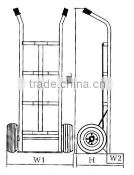 LF-JHT-06 metal hand trolley