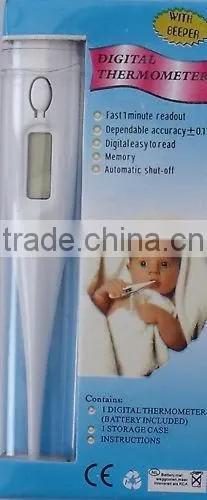 Digital LCD Thermometer For Baby Kids Family Temperature Measure With Beeper