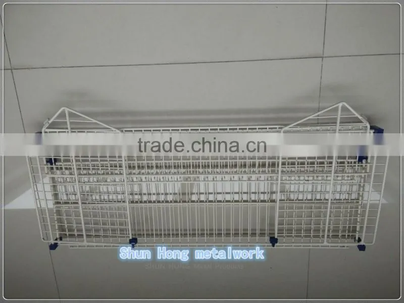 2016 new style folding Oblique mouth cage , Oblique mouth basket,wire basket