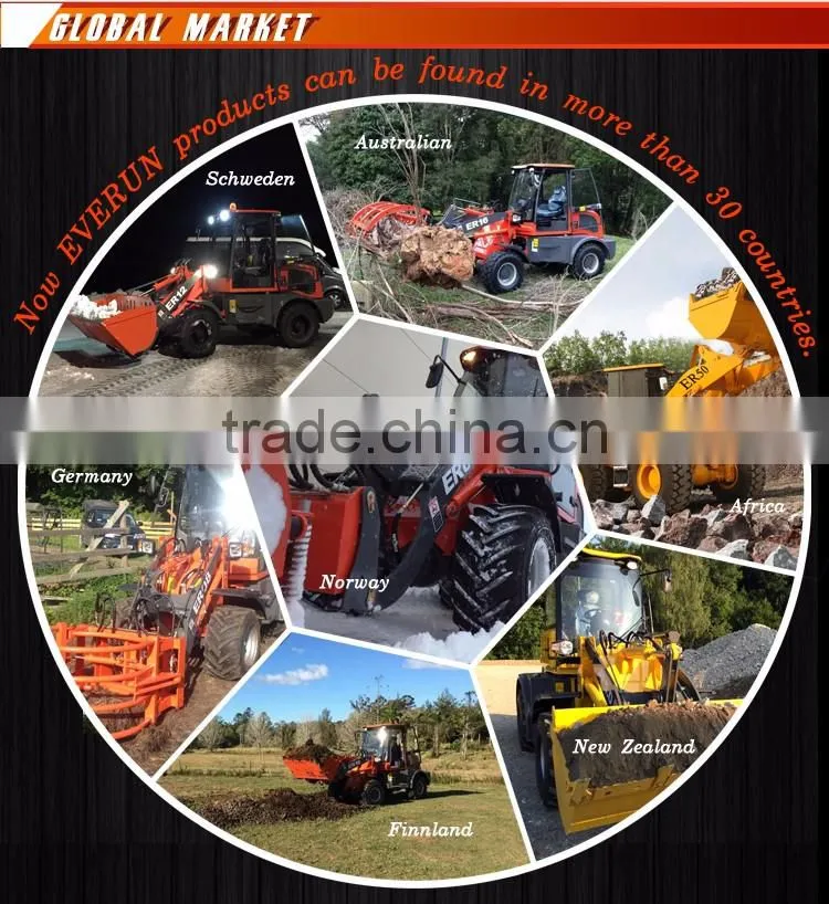 Everun 0.6ton Hydrostatic drive mini front end wheel loader