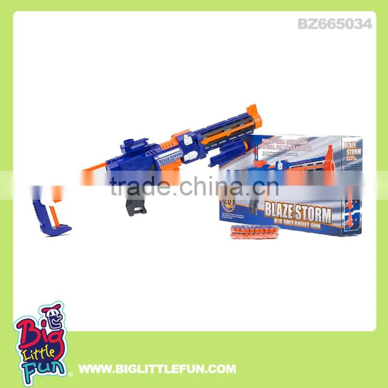 Electric shooting toys gun sniper with 30 soft bullets