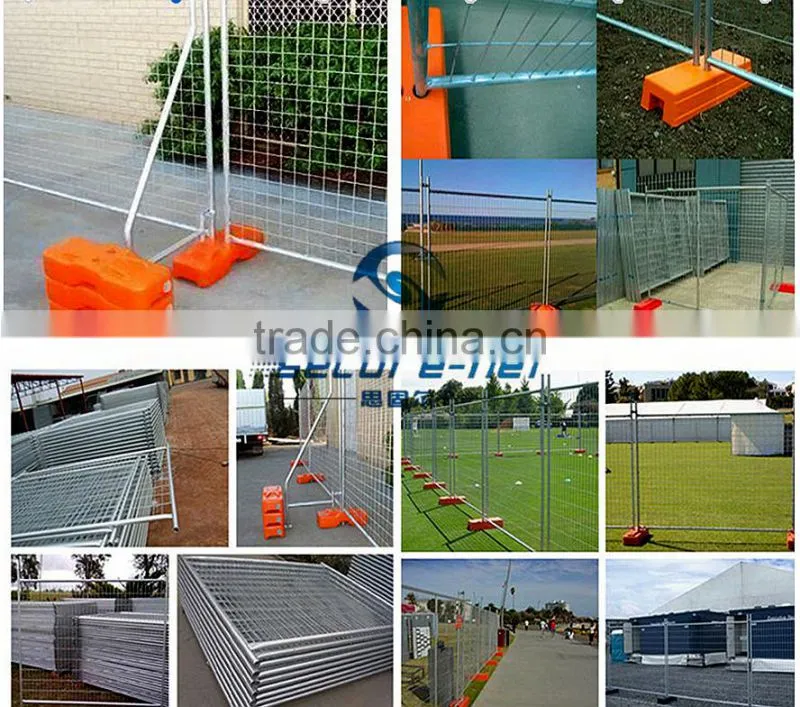 No dig demarcation site construction hoarding temp fence