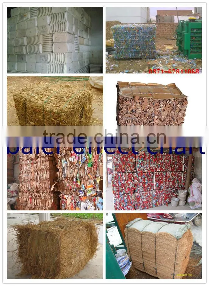 YB1-63T full automatic hydraulic horizontal baler press machine,cardboard baling press machine