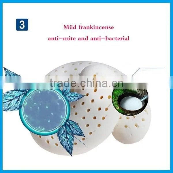 High quality natural latex foam whole rubber pillow