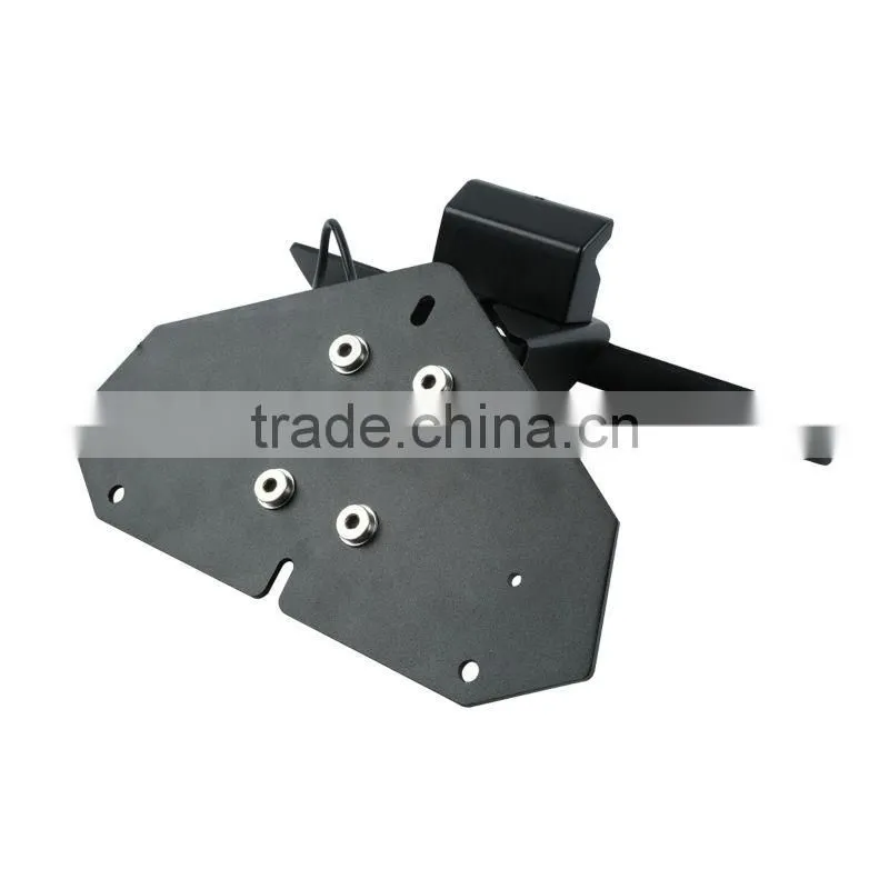 A Set License Plate Bracket Holder For KAWASAKI ZX14R 2006-2011 2007 2008 09 10