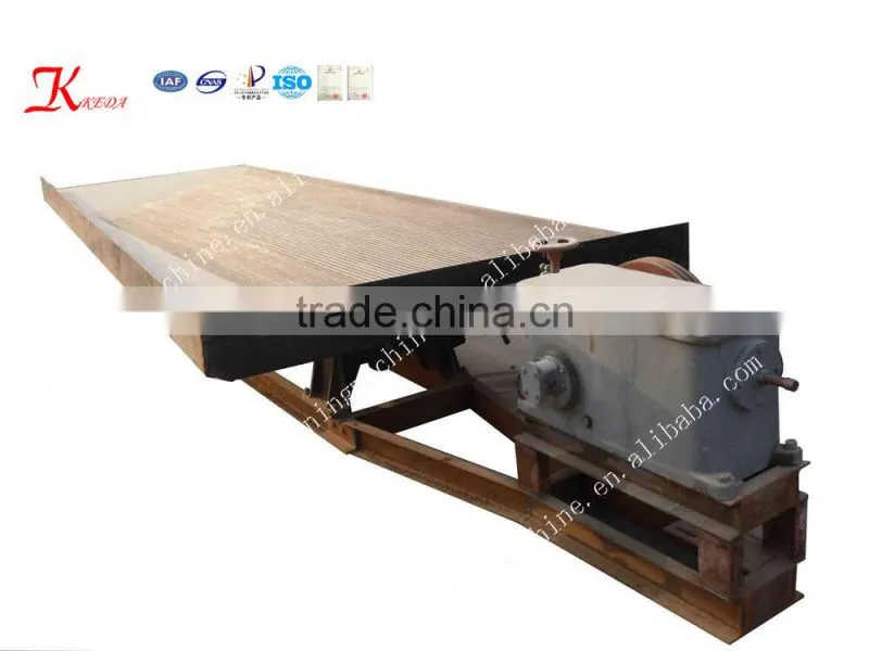 Reliable Ore Shaking Table for Gold Concentration
