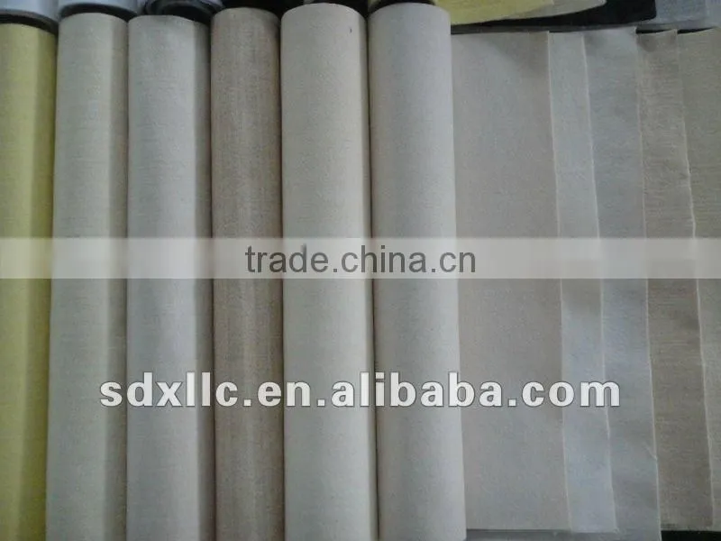 Cement bags with compound fiber needle felt PTFE scrim needled felt for cement factory air filteration
