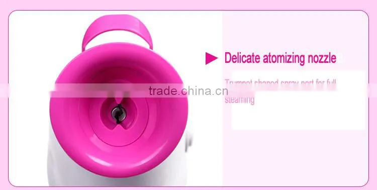 home using Spa Vapor mini facial steamer for promotion gift