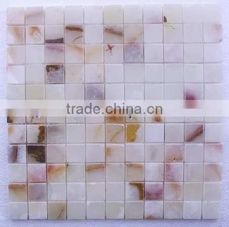 Pure Natural WHITE ONYX MOSAIC TILES COLLECTIONS
